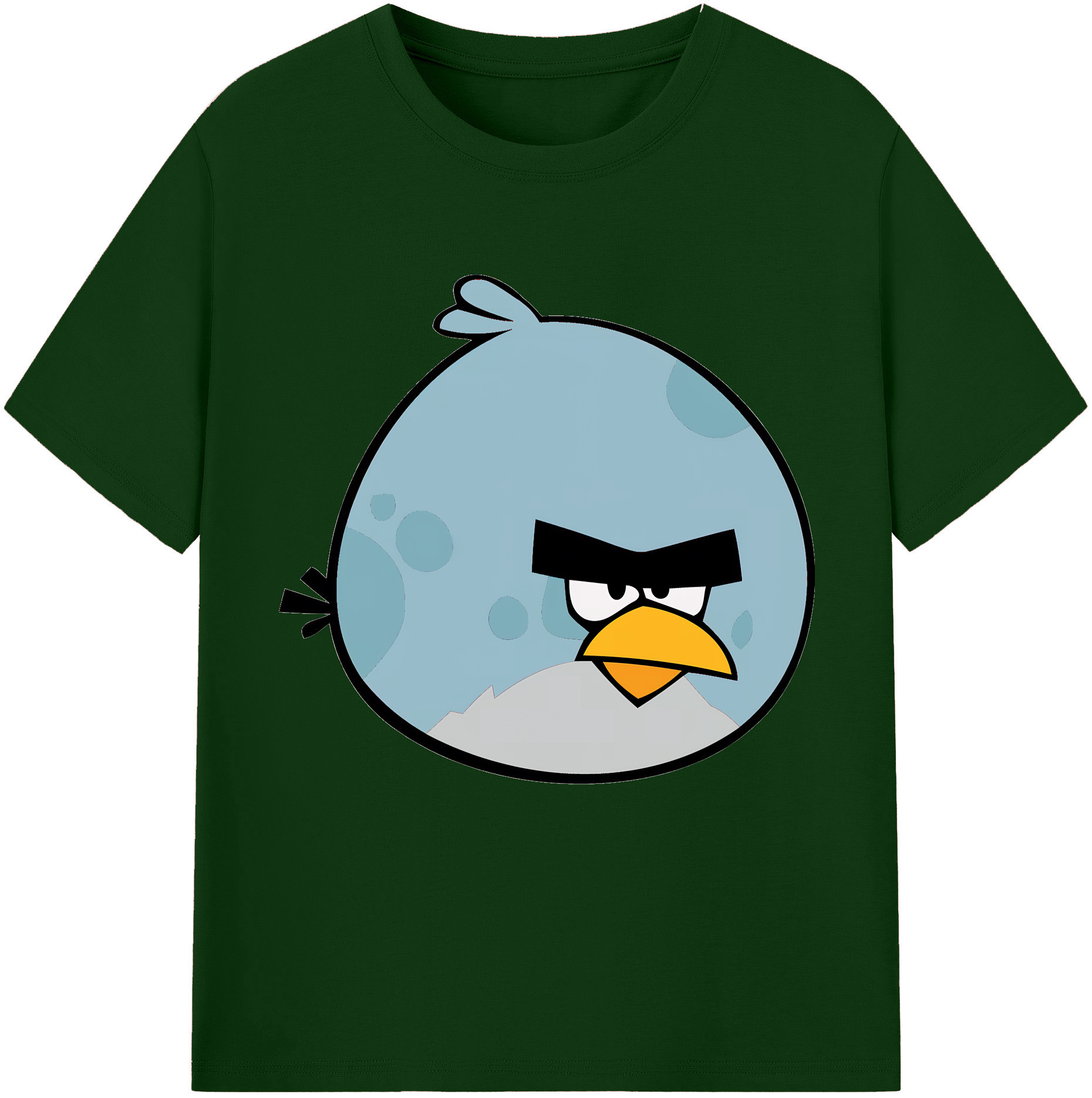 （画像用） Angry Birds アングリーバード 綿100％半袖Tシャツ（フロントプリント）